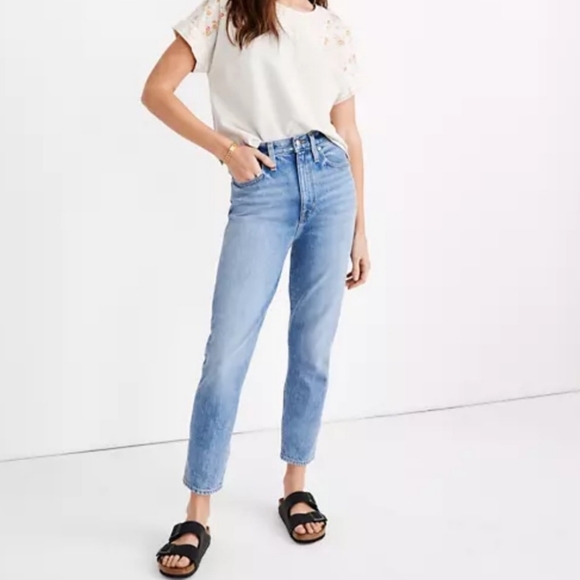 Madewell Denim - Madewell Classic Ankle Crop Straight Jeans 33